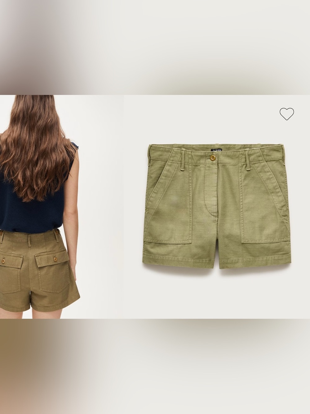 J Crew Utility Pocket Short in Sateen